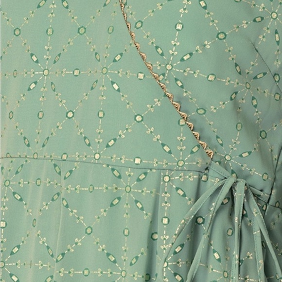 Beautiful Mint Green Kurta Tunic Dress - Picture 5 of 5